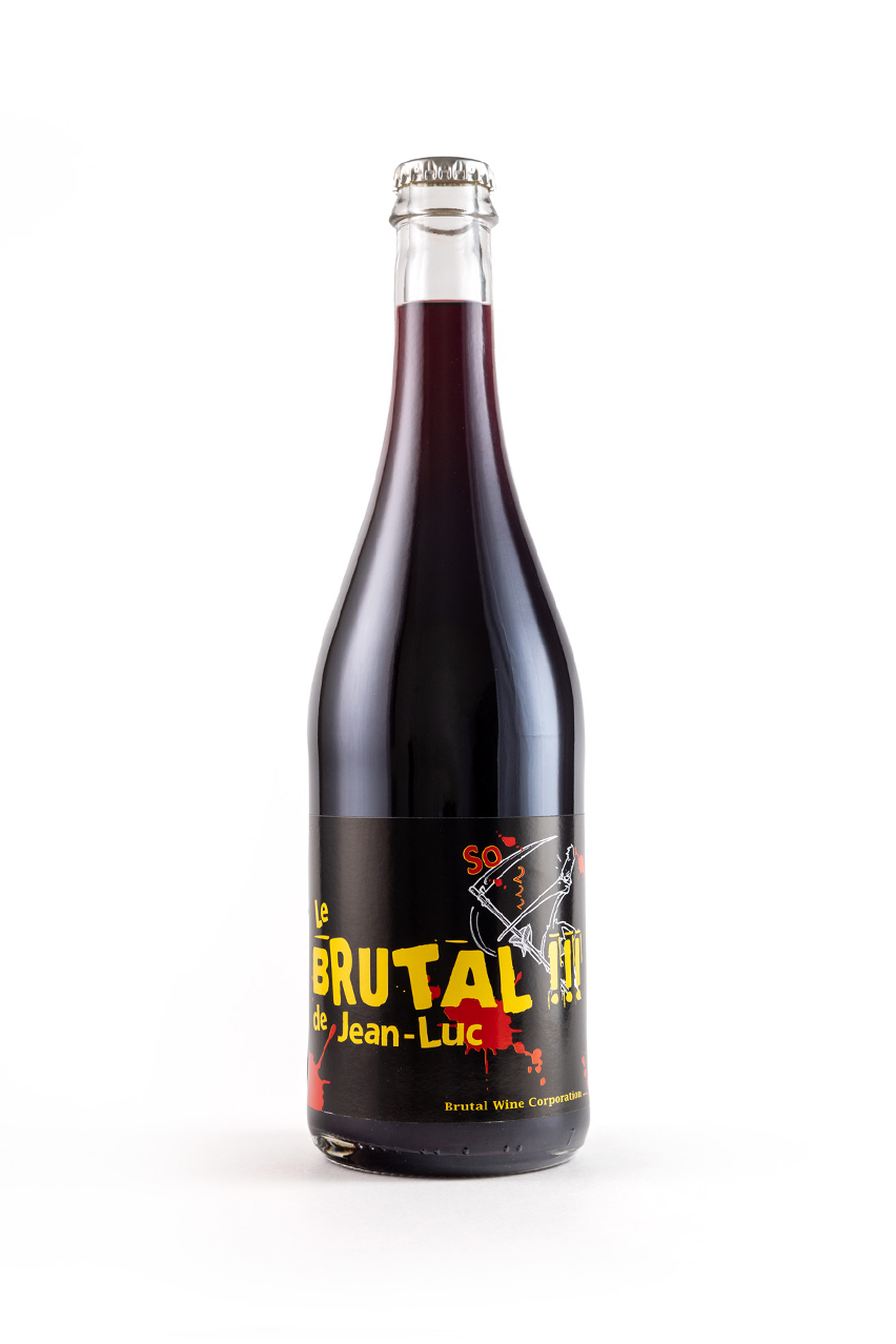 Вино Брутал де Жан-Люк, AOC, красное, полусухое, 0.75л